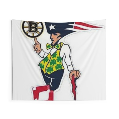 Boston Sports Themed Tapestry Wall Art