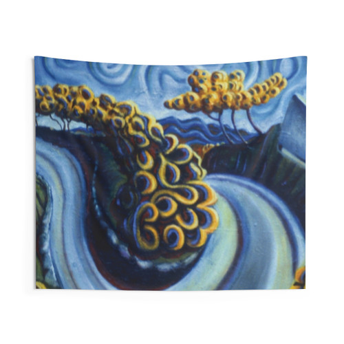 Passing Places Tapestry - Scenic Highland Landscape Wall Art