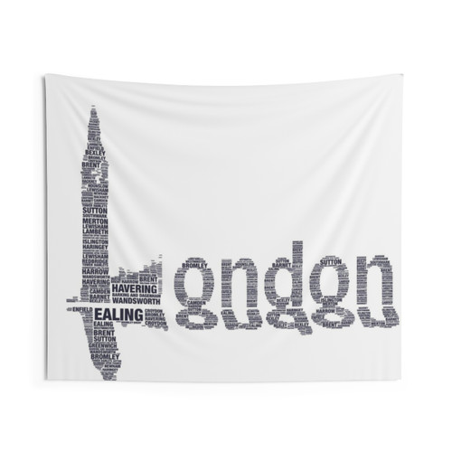 London Landmarks Tapestry Wall Hanging