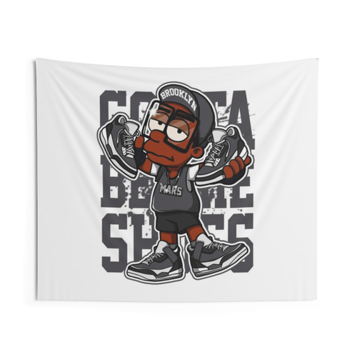 White Thunder 4s Sneakers Tapestry