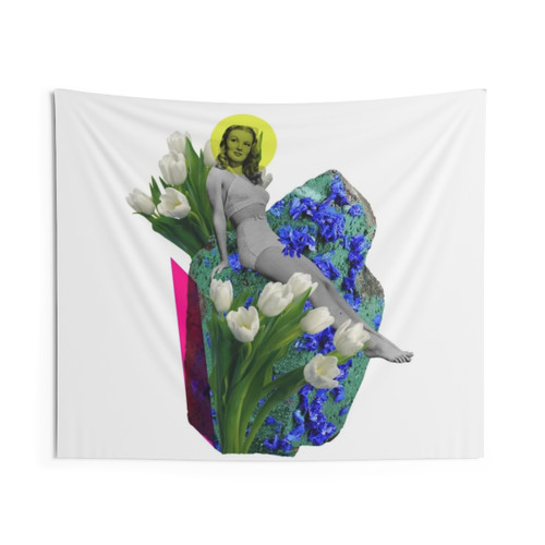 Precious Places Floral Tapestry
