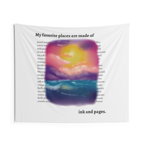 Sunset Seascape Tapestry