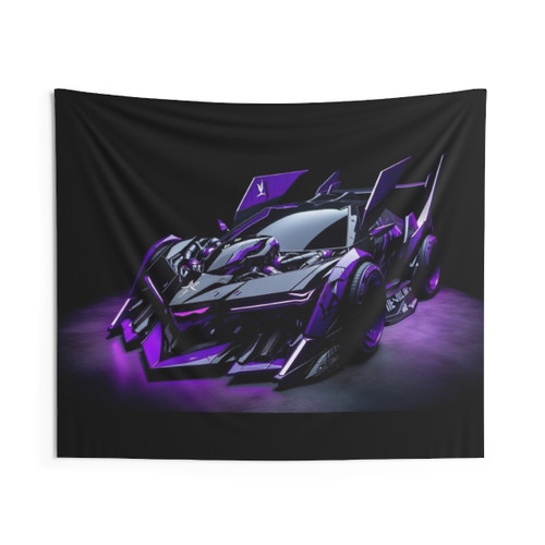 Futuristic Evangelion Car Tapestry