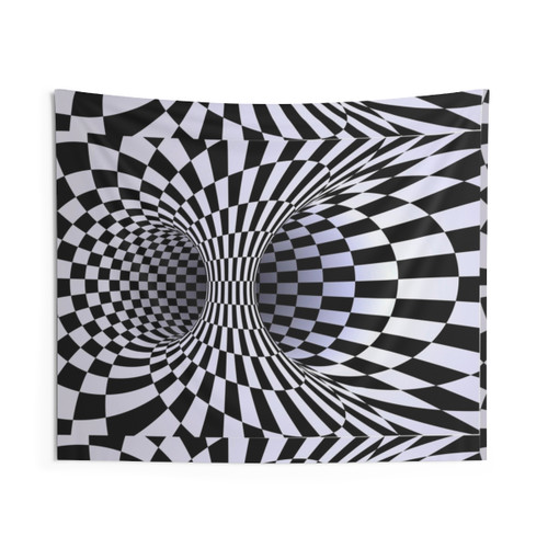 Trippy Optical Illusion Tapestry