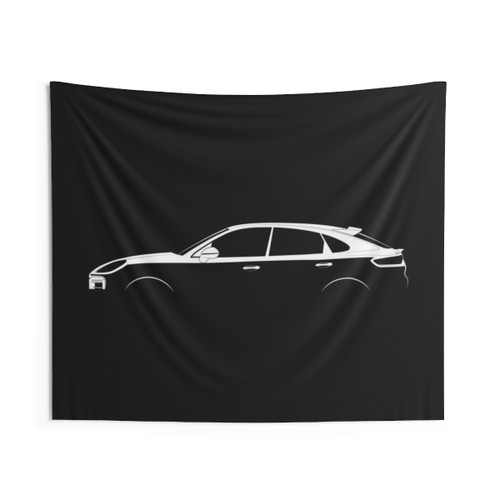 Porsche Cayenne Turbo GT Coupe Silhouette Tapestry
