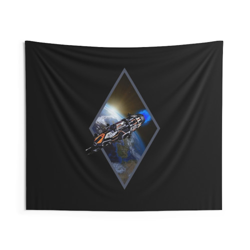 Rocinante Sci-Fi Tapestry - The Expanse Inspired Wall Art