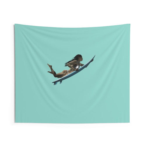 Surfing Tapestry Wall Art