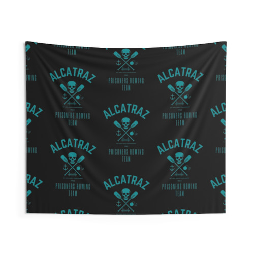Alcatraz Prisoners Rowing Team Tapestry Wall Hanging