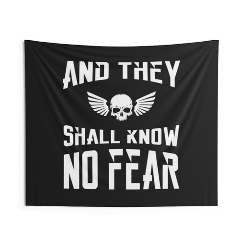 And They Shall Know No Fear 40k Marine Tabletop Tapestry