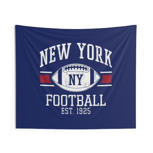 Vintage New York Giants Retro Football Tapestry