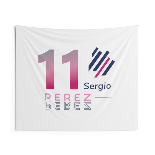 Sergio Perez Formula 1 Racing Tapestry