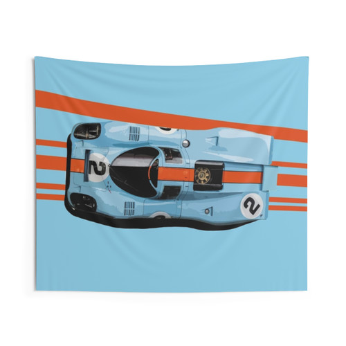 Porsche 917 Vintage Racing Tapestry