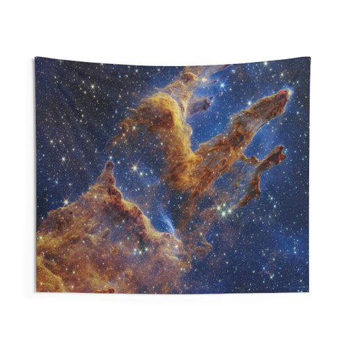 Pillars of Creation Tapestry - Cosmic Nebula Wall Art