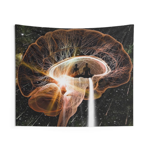 Pineal Paradise Tapestry - Abstract Wall Hanging