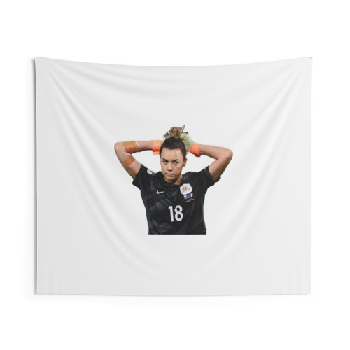 Mackenzie Arnold Soccer Goalkeeper Tapestry