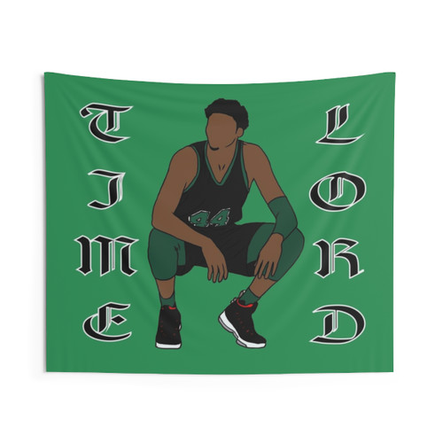 Robert Williams III Timelord Tapestry - Boston Celtics Basketball Art
