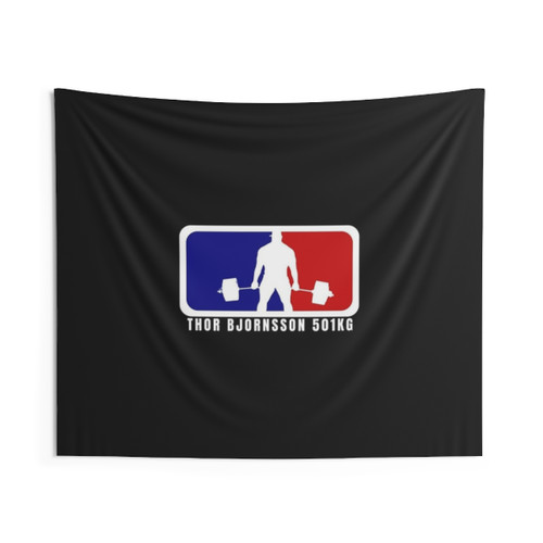 Thor Bjornsson 501kg Iconic Strongman Tapestry