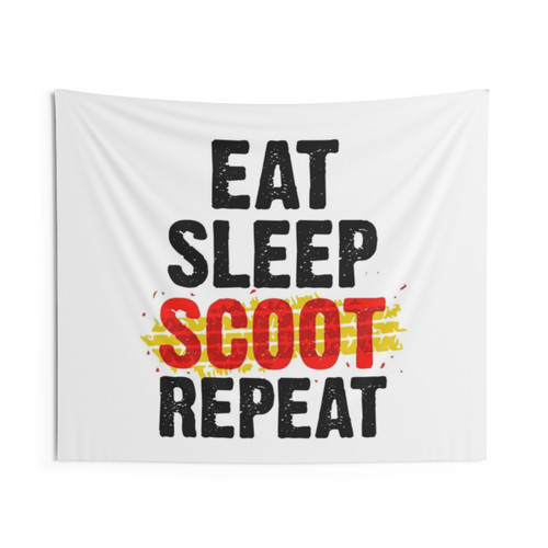Stunt Scooter Freestyle Tapestry Wall Hanging