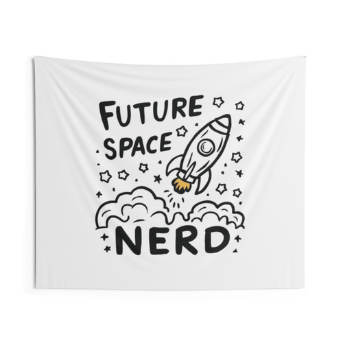 Future Space Nerd Design Tapestry