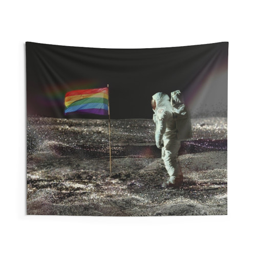Never Limit Yourself Cosmos Astronaut Tapestry
