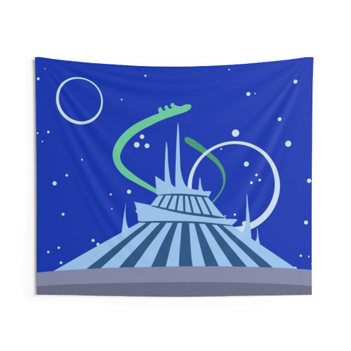 Space Mountain Disneyland Tapestry