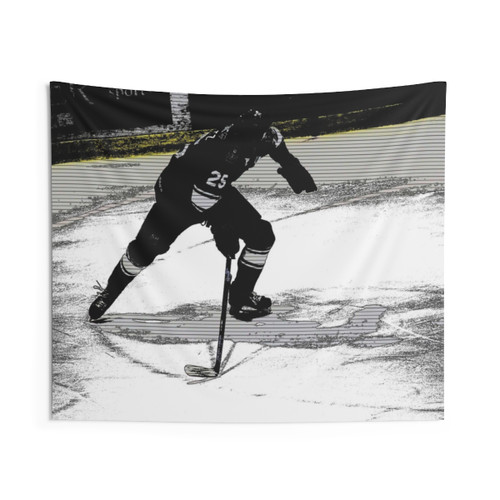 Hockey Player Tapestry Wall Art