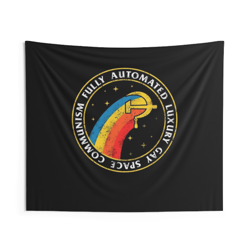 Fully Automated Luxury Gay Space Communism Tapestry