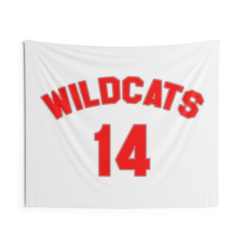 Wildcats 14 Tapestry - East High Basketball Sports Wall Decor