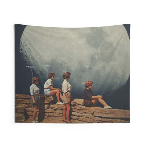 Retro Tapestry Collage FriendsnorFriends