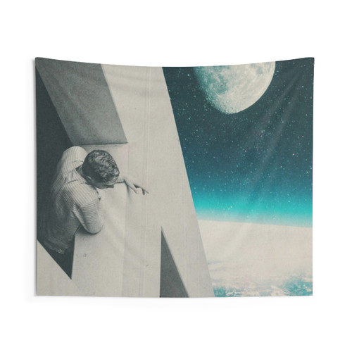 Vintage Space Tapestry by Frank Moth - Needed to Breathe