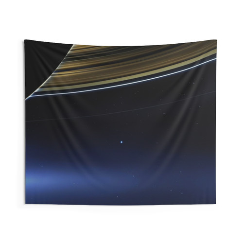 Pale Blue Dot Cassini Space Exploration Tapestry