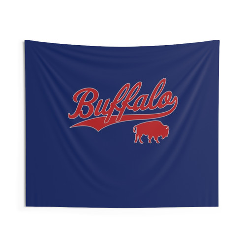 Vintage Buffalo Bills NY Football Tapestry