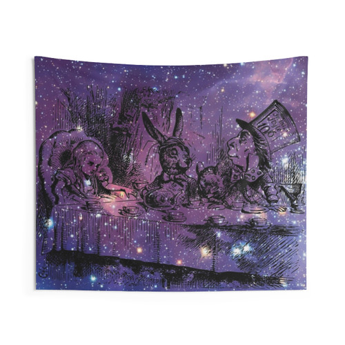 Mad Hatter's Tea Party in Space Tapestry