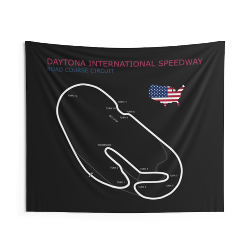 Daytona Road Course Tapestry Wall Art