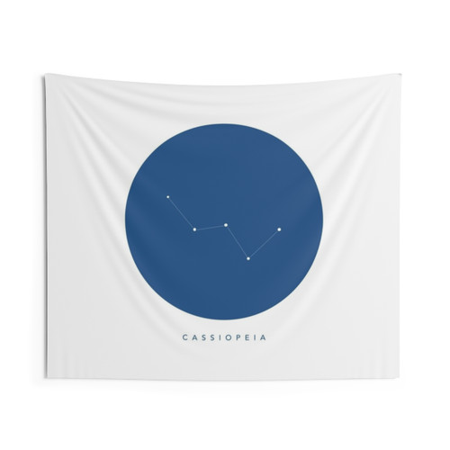 Cassiopeia Star Constellation Tapestry