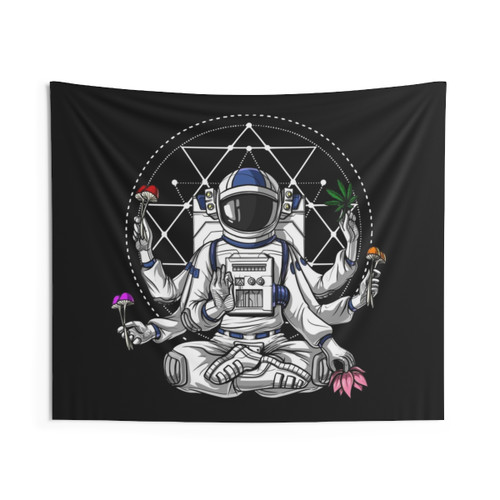 Psychedelic Astronaut Tapestry Wall Hanging