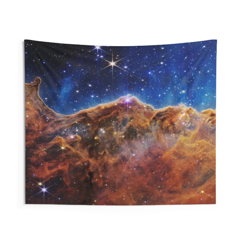 Cosmic Cliffs Carina Nebula Tapestry - Space Wall Art