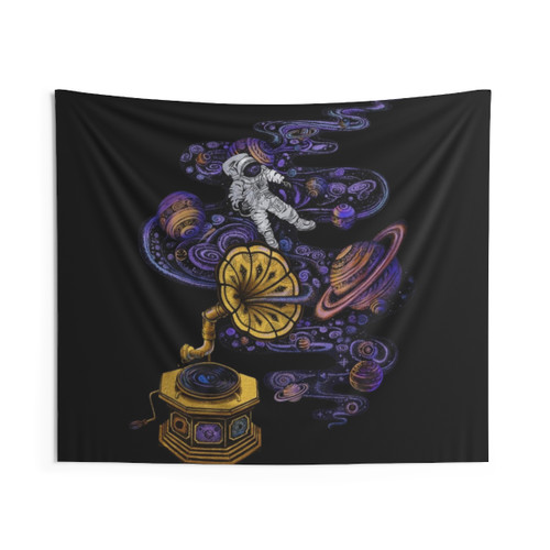 Vintage Space Music Tapestry