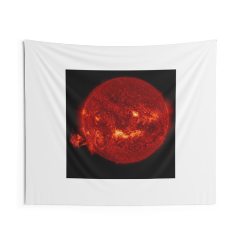 Solar Storm Tapestry - Sun Flare Wall Art