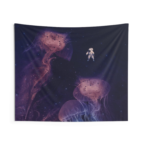 Cosmic Jellyfish Space Tapestry