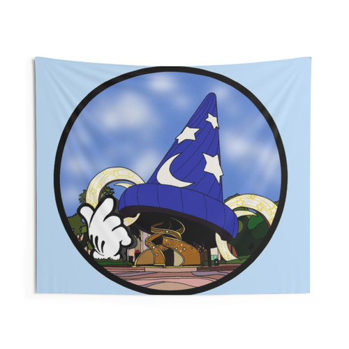 Disney Park Scenes Tapestry Wall Hanging