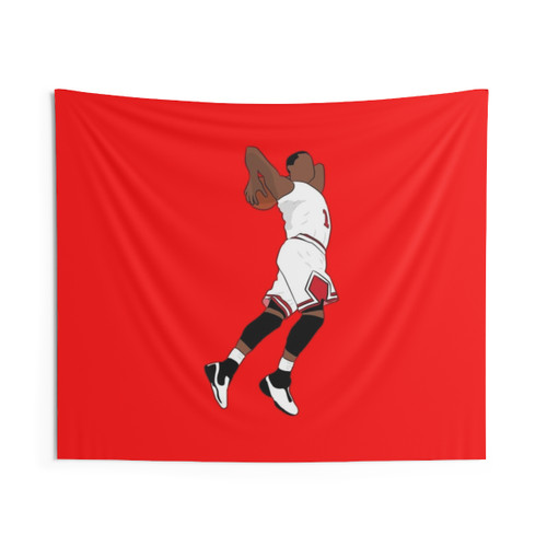 Derrick Rose Basketball Tapestry