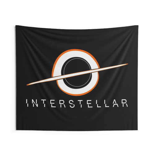 Interstellar Black Hole Tapestry - Space Wall Decor