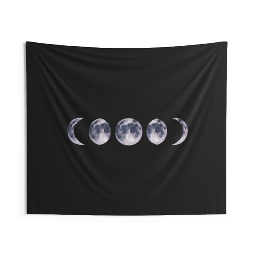 Vintage Moon Phases Tapestry