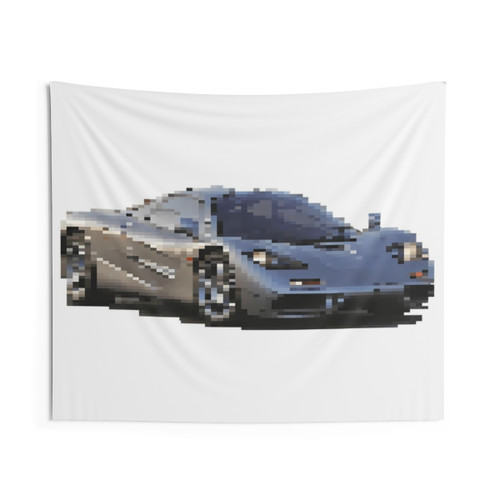 Retro McLaren F1 Pixelated Tapestry