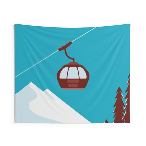 Winter Landscape Tapestry Wall Decor