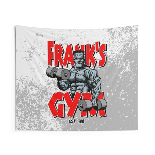 Frankenstein Bodybuilder Halloween Tapestry