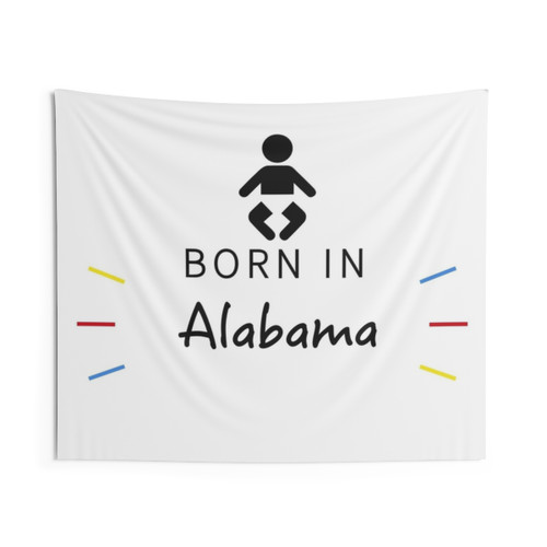 Alabama Born Tapestry Wall Hanging