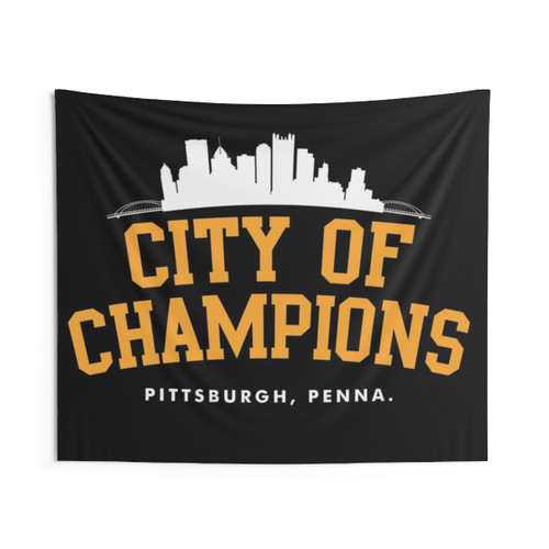 Pittsburgh Sports Tapestry - City of Champions