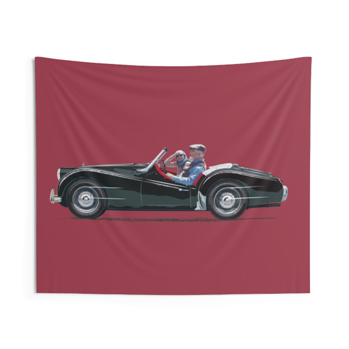 Triumph TR3a Black Tapestry
